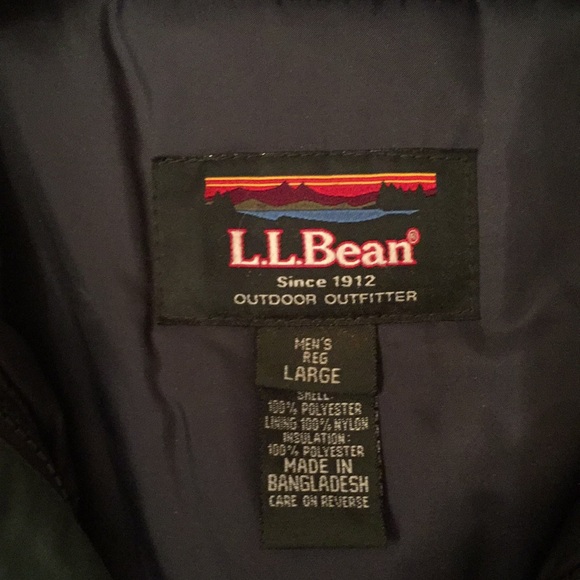 LL Bean Men’s Regular Large jacket w/zipper lining - Picture 3 of 8